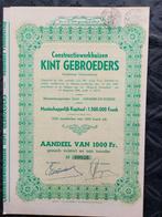 Gebroeders Kint, Postzegels en Munten, Aandelen en Waardepapieren, Ophalen of Verzenden