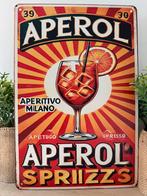 Metalen reclamebord Aperol Spritz, Verzamelen, Ophalen of Verzenden, Nieuw, Reclamebord