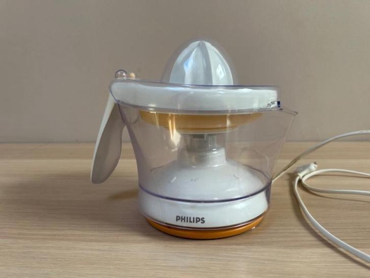 Philips citruspers – elektrisch, compact en praktisch, Elektronische apparatuur, Juicers, Zo goed als nieuw, Citruspers, Elektrisch