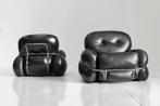 Set vintage italiaanse design fauteuils Adriano Piazzesi, Enlèvement ou Envoi