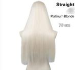 Extensions blond polaire  xl / 70 cm / Clips, Perruque ou Extension de cheveux, Enlèvement ou Envoi, Neuf