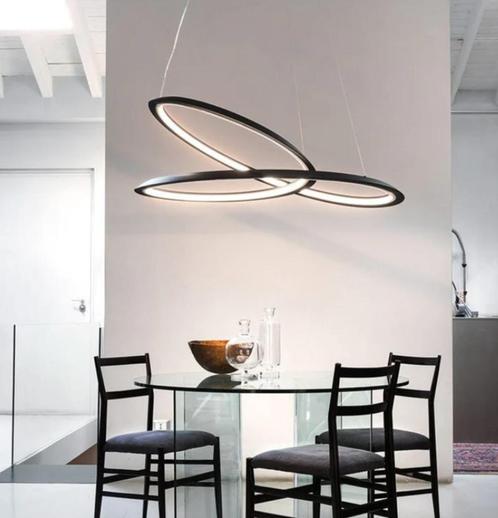 Nemo Kepler - Large Ø110 cm - zwart (np €2.200), Huis en Inrichting, Lampen | Hanglampen, Zo goed als nieuw, Kunststof, Ophalen