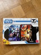 Star wars the clone wars 2 puzzles 70 pieces 5+, Ophalen, Meer dan 50 stukjes, Zo goed als nieuw, 4 tot 6 jaar