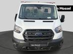 Ford Transit 350L Trend - Automaat - Open laadbak - Sync 4, Auto's, Euro 6, Wit, 155 pk, Bedrijf