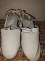 Espadrilles met hak, wit, maat 38, Vêtements | Femmes, Chaussures, Enlèvement ou Envoi, Blanc, Espadrilles