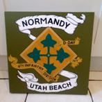 US WW2-teken: 4TH INFANTRY DIVISION - Normandië - UTAH BEA, Verzenden