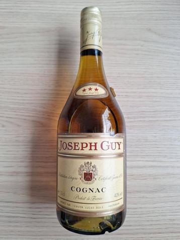 Oude fles Cognac Joseph Guy 70 cl, Verzamelen, Wijnen, Ophalen of Verzenden, Zo goed als nieuw