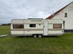 Caravan Hobby Prestige 640 van 1984, Caravans en Kamperen, Standaardzit, 75 kg, Hobby, 2 aparte bedden
