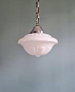 Philips Art Deco-hanglamp in witte opaline, 1930, Ophalen of Verzenden