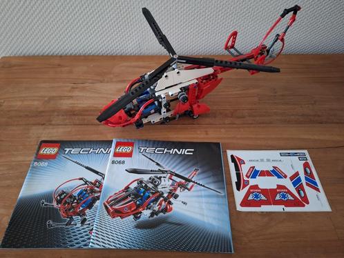 lego 8068 technic helikopter, Kinderen en Baby's, Speelgoed | Duplo en Lego, Gebruikt, Lego, Complete set, Ophalen of Verzenden