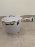 Mooie kleurrijke vintage pot van Le Creuset, Ophalen of Verzenden, Gebruikt, Gietijzer
