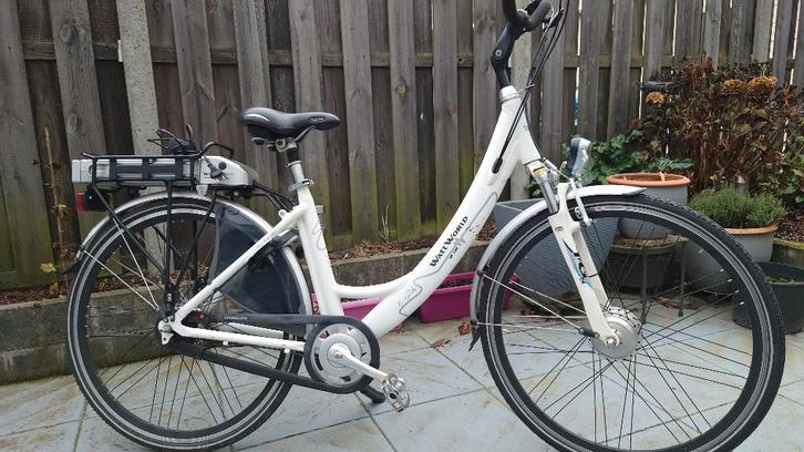 Elektrische fiets, Vélos & Vélomoteurs, Vélos électriques, Utilisé, Autres marques, 47 à 51 cm, 50 km par batterie ou plus, Enlèvement