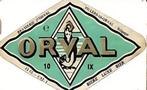 Reclamebord vintage Orval logo - mancave poolhouse nieuw, Verzamelen, Ophalen of Verzenden, Nieuw, Reclamebord