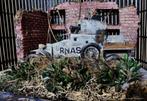 Diorama WO1 1915 Lanchester 38hp pantserwagen 1/18, Ophalen of Verzenden, Zo goed als nieuw, Auto