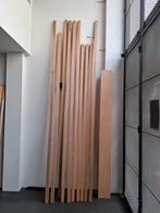 Set van 10 claustra baubuche multiline beukenmessen +-320cm, Doe-het-zelf en Bouw, Ophalen, Zo goed als nieuw, Beuken, Plank