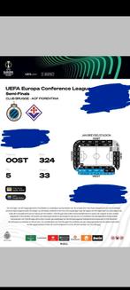 Club Brugge vs Fiorentina, Tickets & Billets