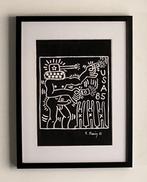 Keith Haring (d’après) : dessin avec encadrement premium, Antiquités & Art