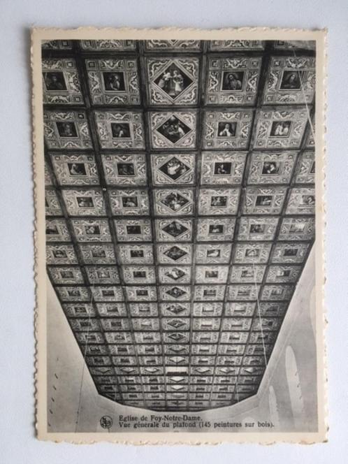 Postkaart Foy-Notre-Dame – Eglise, plafond, Collections, Cartes postales | Belgique, Non affranchie, Namur, 1920 à 1940, Enlèvement ou Envoi