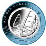 10 euros Allemagne 2021 Auf dem Wasser avec anneau en polymè, Timbres & Monnaies, Monnaies | Europe | Monnaies euro, 10 euros