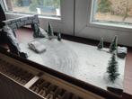 Handgemaakt diorama sneeuw 1/43 + lotusgeest 1/43, Hobby en Vrije tijd, Modelauto's | 1:43, Ophalen of Verzenden, Zo goed als nieuw