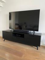 Larissa scandinavisch TV-meubel zwart, Huis en Inrichting, Kasten |Televisiemeubels, Minder dan 100 cm, 25 tot 50 cm, 100 tot 150 cm
