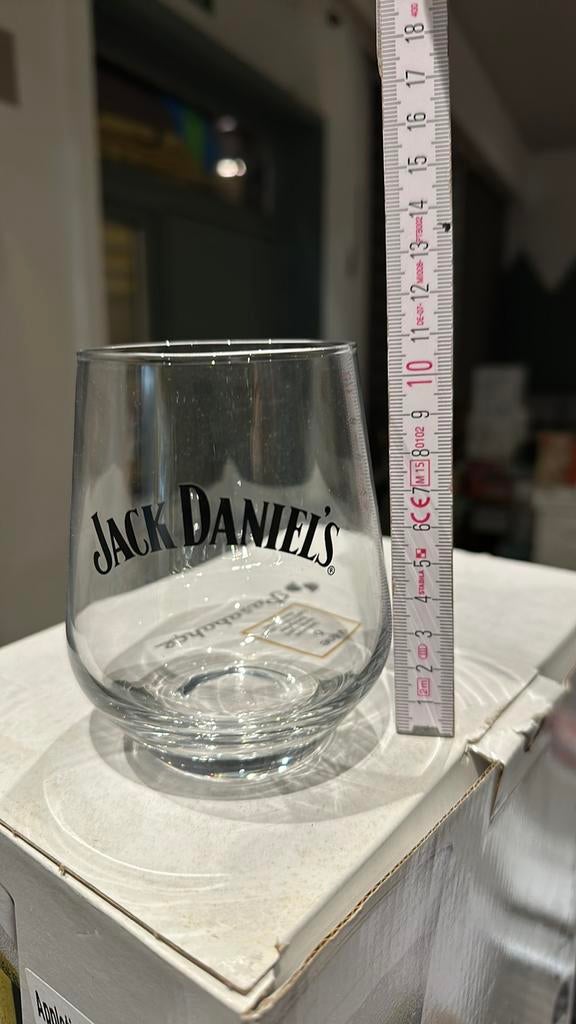 Glazen jack Daniëls, Verzamelen, Ophalen, Zo goed als nieuw