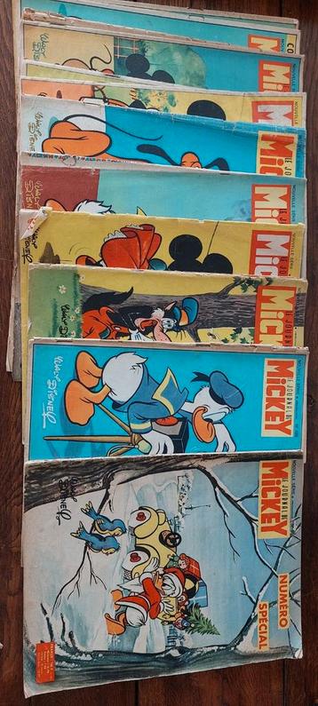 18 bandes dessinées anciennes, « Le journal de Mickey », 195 disponible aux enchères