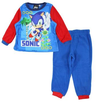 Sonic fleece Pyjama B/R - Maat 98 - 104 - 116 beschikbaar voor biedingen