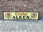 Oude reclame Cristal Alken, Ophalen, Gebruikt, Reclamebord