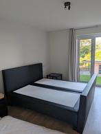 Tweedehands boxspring 180x200 cm – degelijke staat, Ophalen, Gebruikt, Zwart, Tweepersoons