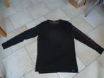 zwart t-shirt met lange mouwen maat L - Jack & Jones, Kleding | Heren, T-shirts, Maat 52/54 (L), Zwart, Ophalen of Verzenden, Zo goed als nieuw