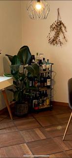 Drankkastje / rolbaar rekje, Huis en Inrichting, Ophalen, Gebruikt