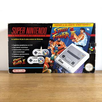 Super Nintendo Street Fighter II Pack Console + spellen beschikbaar voor biedingen