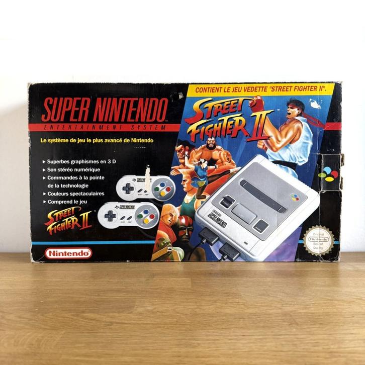 Super Nintendo Street Fighter II Pack Console + spellen, Games en Spelcomputers, Games | Nintendo Super NES, Ophalen of Verzenden