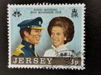 Jersey 1973 - Mariage royal de la princesse Anne, Timbres & Monnaies, Timbres | Europe | Royaume-Uni, Affranchi, Enlèvement ou Envoi