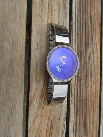 Montre dame Storm, ice blue, cody crystal!, Montre-bracelet, Autres marques, Enlèvement ou Envoi, Acier