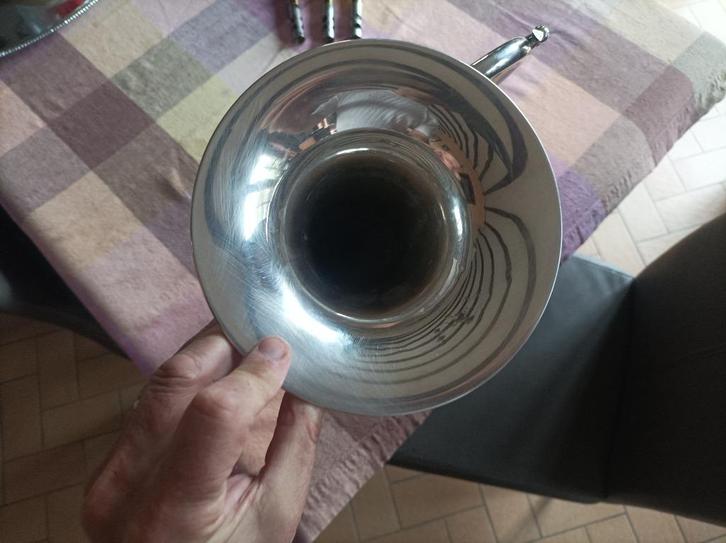 Bugel- Flugelhorn COURTOIS Legend ZILVER, Muziek en Instrumenten, Blaasinstrumenten | Overige, Zo goed als nieuw, Koperblazer