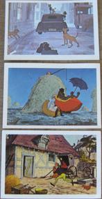 2 verzamelprentjes De Aristokatten (1972) + 1 prentje 101 Da, Autres personnages, Utilisé, Enlèvement ou Envoi, Image ou Affiche