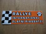 Sticker Rallye International Zlatni Piassatzi Balkan Tourist, Verzamelen, Ophalen of Verzenden, Nieuw, Formule 1