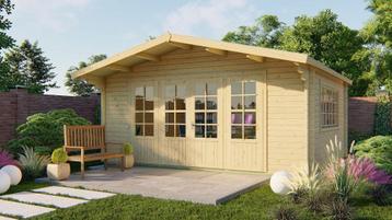 Blokhut - Tuinhuis Newcastle | 58 mm | vuren onbehandeld, Verzenden, Nieuw