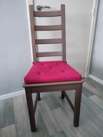 Keukenstoelen perfecte staat inclusief kussentjes, Huis en Inrichting, Stoelen, Ophalen, Zo goed als nieuw, Bruin, Vier