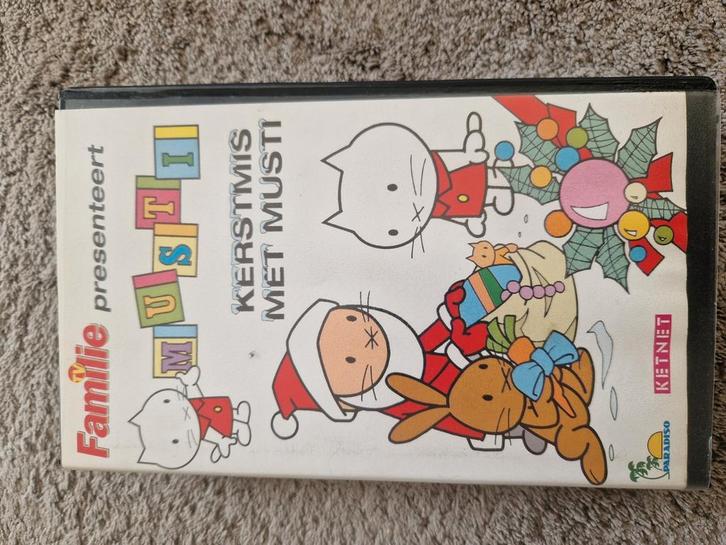 Musti - Kerstmis met Musti VHS, Cd's en Dvd's, VHS | Kinderen en Jeugd, Zo goed als nieuw, Tekenfilms en Animatie, Tekenfilm, Alle leeftijden
