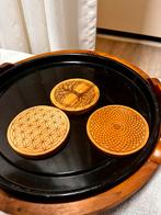 Houten Dienblad, Huis en Inrichting, Woonaccessoires | Dienbladen, Ophalen of Verzenden, Nieuw, Rond, Hout