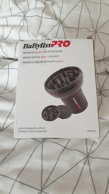 Professionele diffuser 3 in 1, BabylissPro beschikbaar voor biedingen