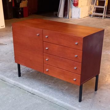 Sideboard Vintage Pierre Guariche Meurop modèle 1264 Teck 