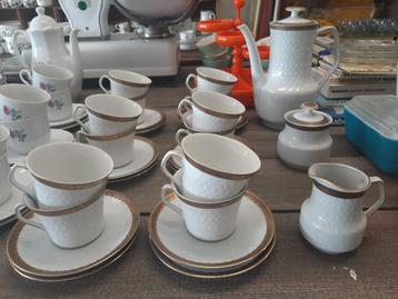 Service à café 12 personnes porcelaine Mitterteich Bavaria