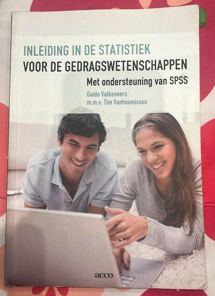 Inleiding statistiek voor de gedragswetenschappen met SPSS, Boeken, Psychologie, Ophalen