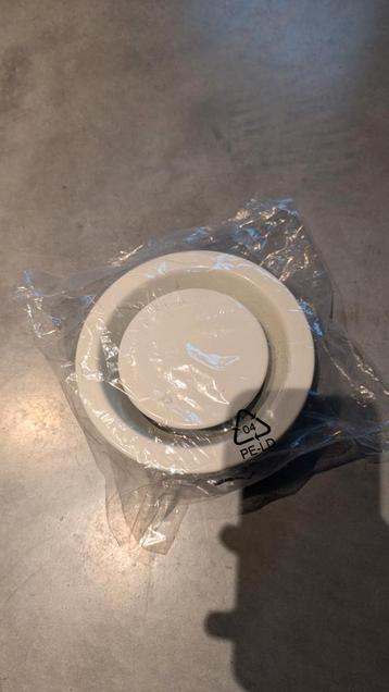 Ventilatierooster afzuiging 125mm - staal wit gelakt  beschikbaar voor biedingen