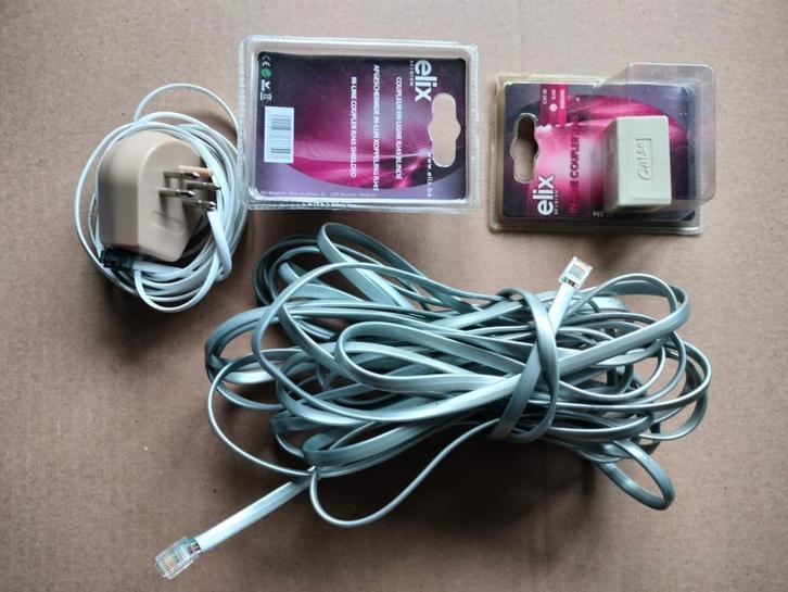 RJ45 kabel (met stekker ) 3 x RJ45 Koppeling 1:1 Verbinding, Computers en Software, Pc- en Netwerkkabels, Nieuw, Ophalen of Verzenden