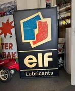 elf motorolie oude grote reclame lichtbak, Verzamelen, Merken en Reclamevoorwerpen, Ophalen, Gebruikt, Lichtbak of (neon) lamp